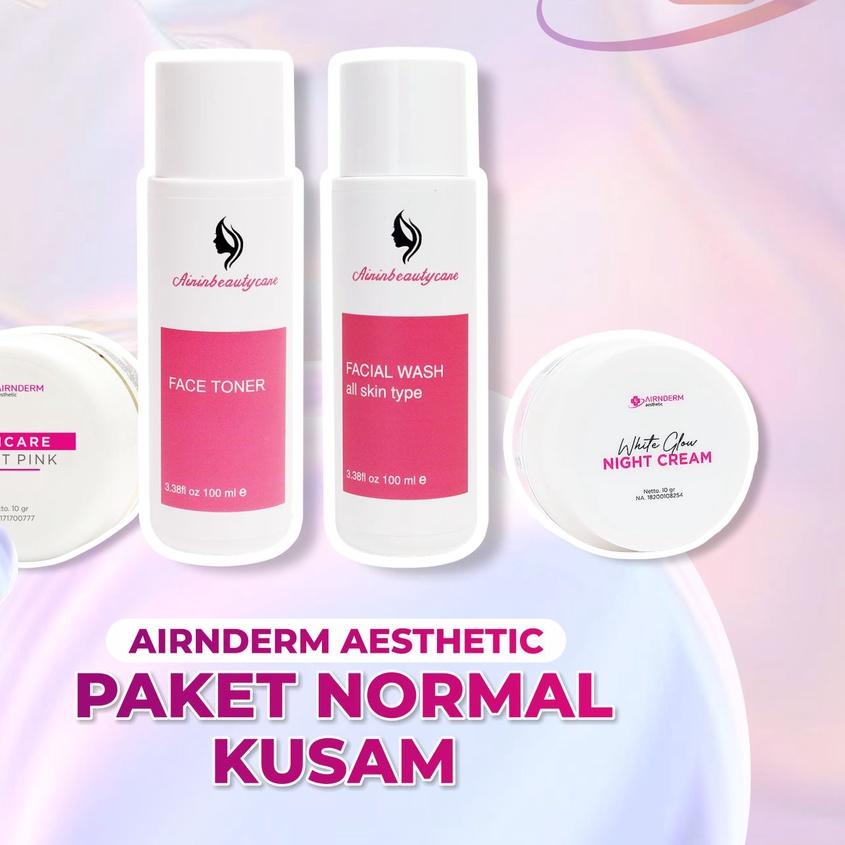Terbaru⭐✔️-Airnderm Aesthetic Paket Normal Kusam (by AIRIN BEAUTY)