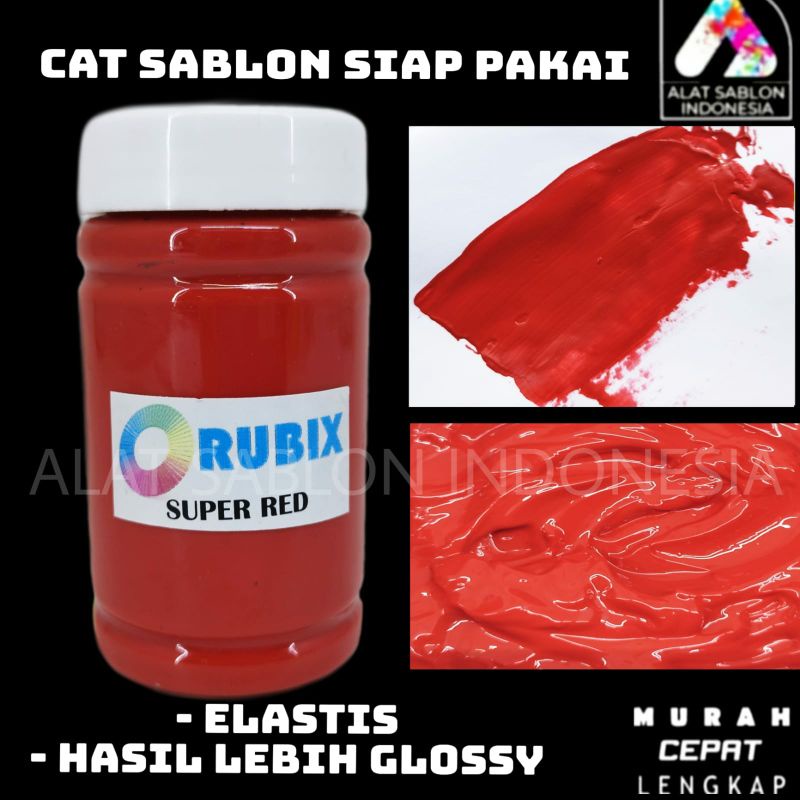 

CAT SABLON PASTA GL RUBBER WATER BASED CAT AKRILIK SUPER RED 100GR
