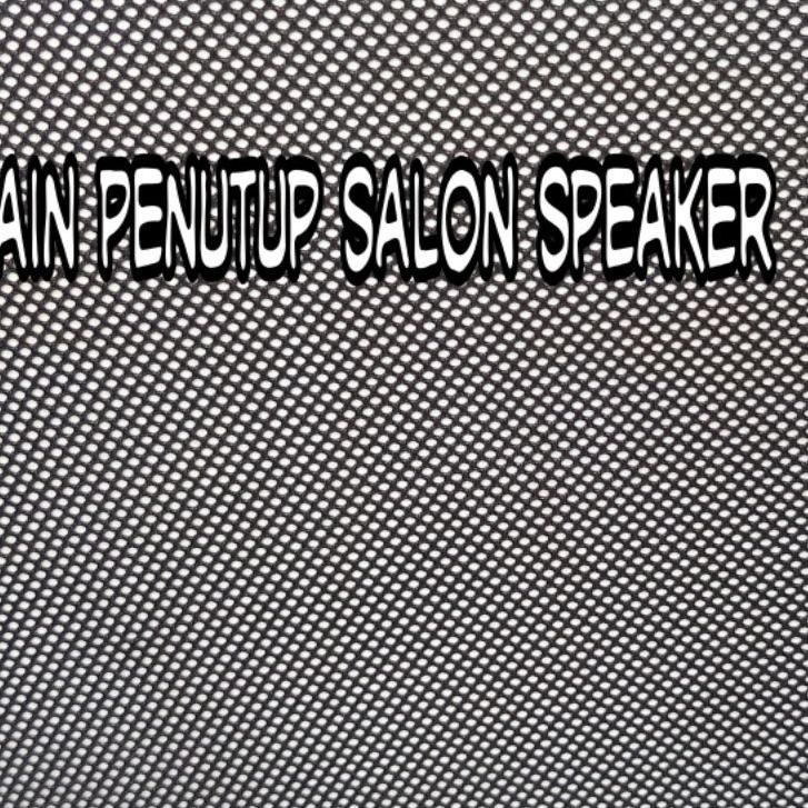 ⚡TOK SIAP 【COD Kain Penutup Salon Speaker Hitam Kain Jala Lemes Hitam (Harga per 0,5m)