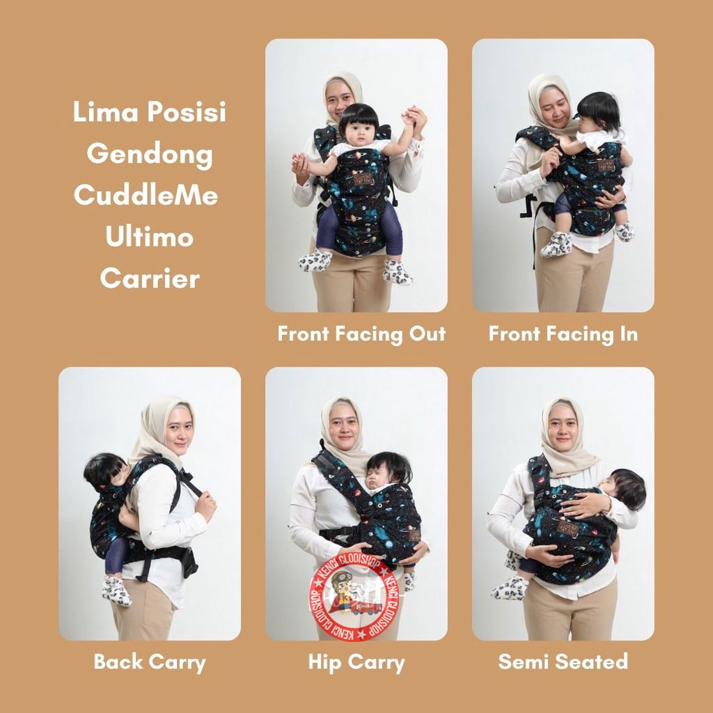 CuddleMe Ultimo Carrier Baby Gendongan Bayi Cuddle Me