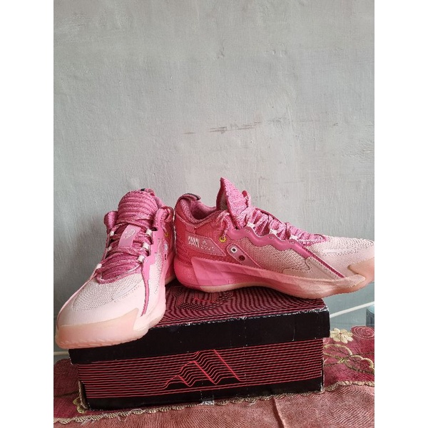 Sepatu ORI BNIB Adidas Dame 7 EXTPLY Dolla Pink Rose