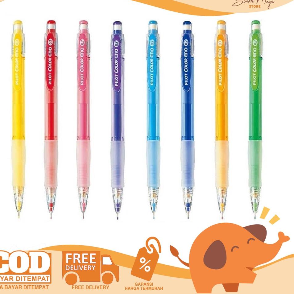 

Update Terkeren Pilot Pensil Mekanik Color Eno 2B 0,7mm / Pensil Mekanik warna / PILOT "COLOR ENO" MECHANICAL PENCIL