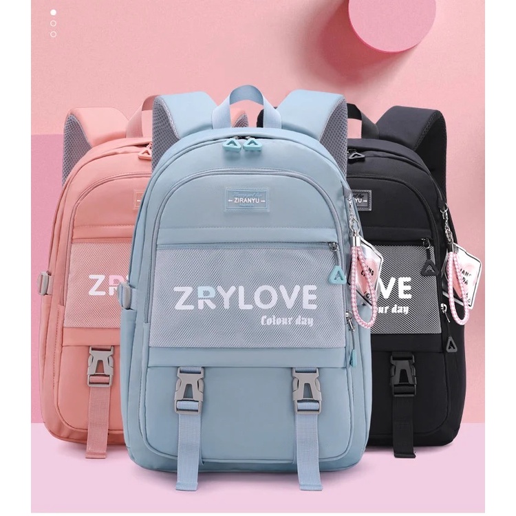 Hot Sale 2023 Ransel Laptop Tas Anak Ransel Anak Cowok Cewek Backpack Motif ZRYLOVE Terbaru Tas Multifungsi