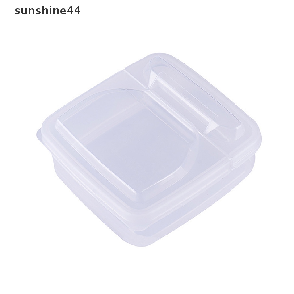 Sunshine Butter Cheese Storage Box Kulkas Portable Fresh-keeping Organizer Case.