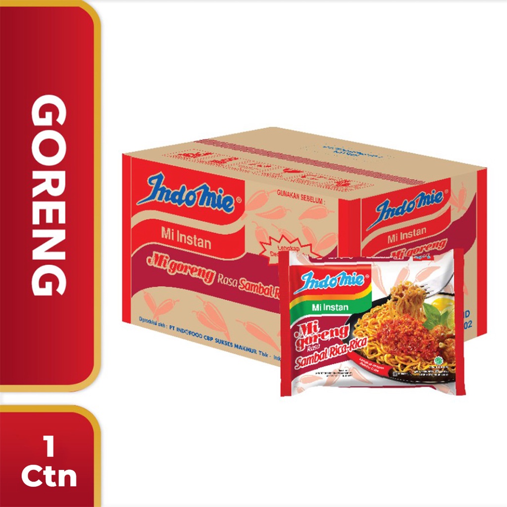 

1 Dus Isi 40 Pcs - Indomie Goreng Sambal Rica-rica