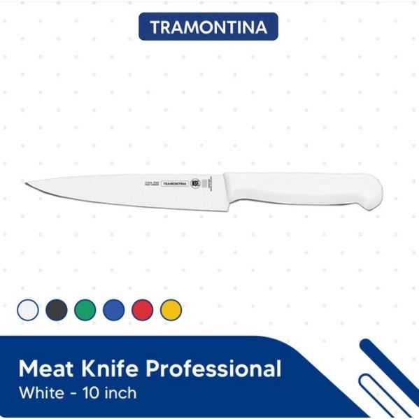 [Pisau Dapur] Pisau Tramontina Profissional Master Original Brazil 10 Inch - Putih [Knife]