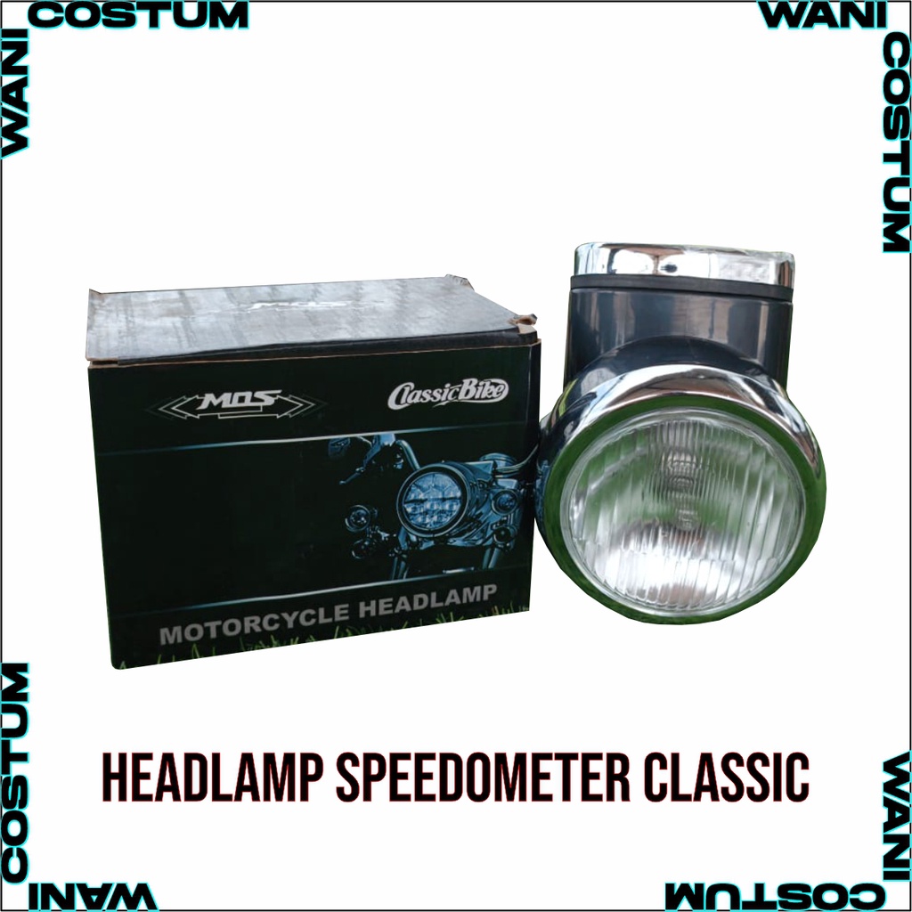 Lampu Depan CB 100 ASTRA S90 Assy Headlamp S 90 Batok Set Speedometer