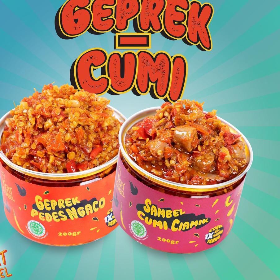 

RVN257 Eat Sambel - Sambel Geprek + Sambel Cumi Ciamik / Sambal Rumahan / Sambal Enak $$