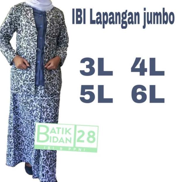 6LD0K5495 Seragam IBI lapangan abu-abu ukuran jumbo