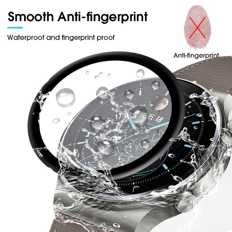 Full Cover 3D Pelindung Resolusi Tinggi Ledakan-Bukti Melengkung PMMA Lembut Smartwatch Layar Film Untuk Huawei Watch Buds