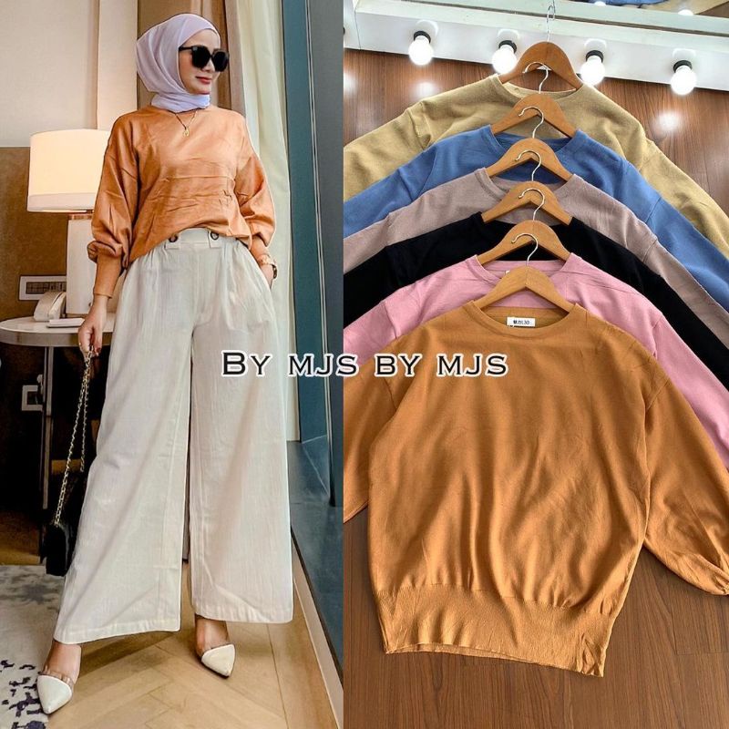 Atasan Rajut Premium L30/ atasan Rajut import