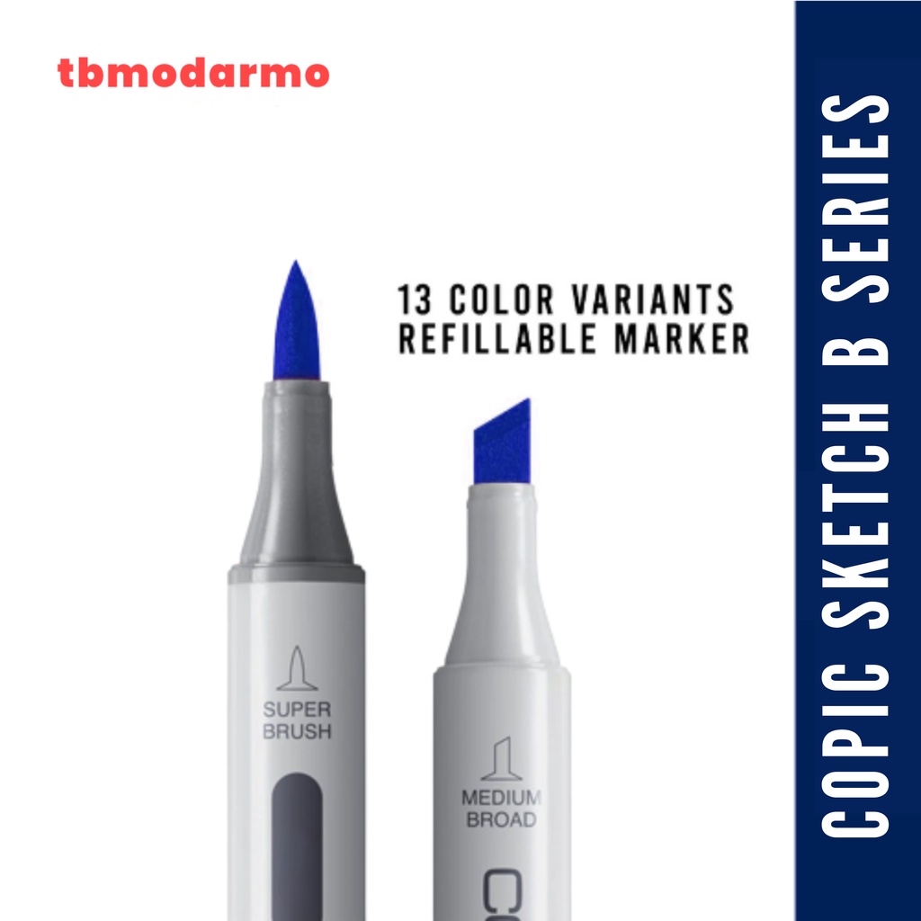 Copic Sketch Marker B (Blue) Series CSM/B - Satuan