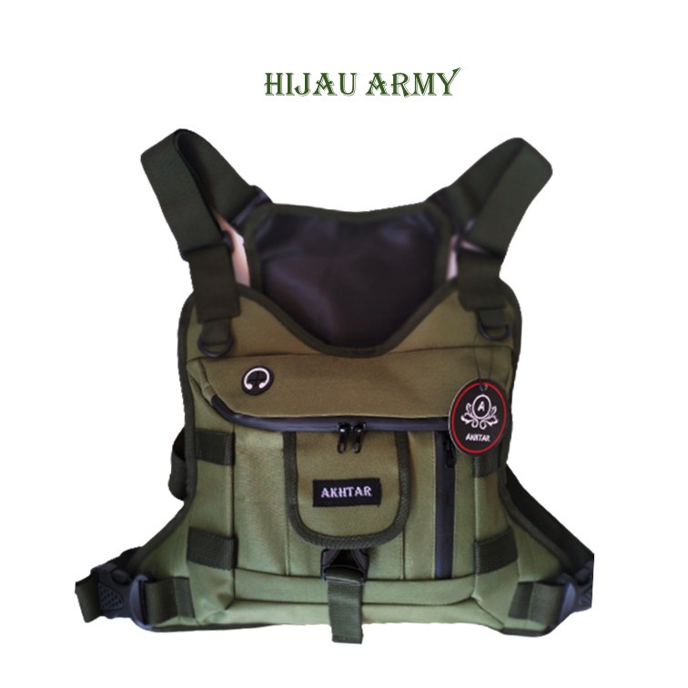 Promo tas dada outdoor pria tactical adventure pelindung dada waterproof berkualitas terbaru tas dad