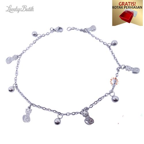 Gelang Kaki Titanium anti karat Gelang Wanita Dewasa Model Nemo New Kekinian Terbaru - Lovelybutik