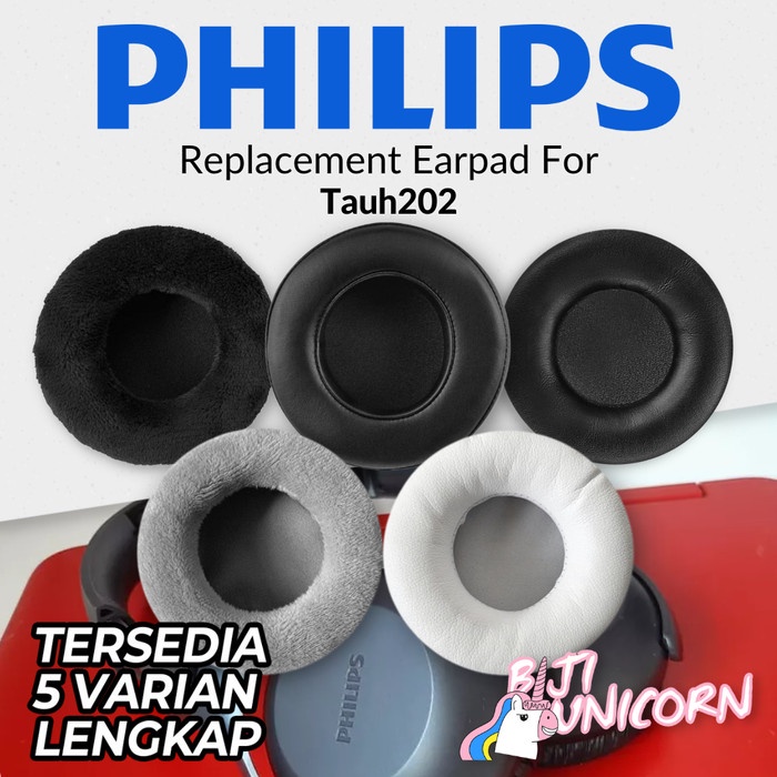 Earpad Earcup Ear Cushion Phillips Tauh202 Tauh 202 Busa Foam Bantalan