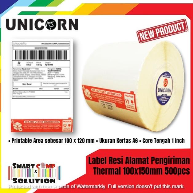 

Label Thermal Resi Alamat AWB A6 100x150mm Stiker Fragile Unboxing 500 HOT PROMO