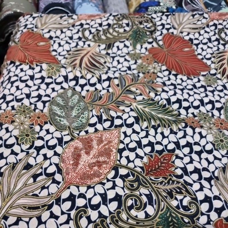Batik halus semi sutra royal peach (harga per setengah meter)