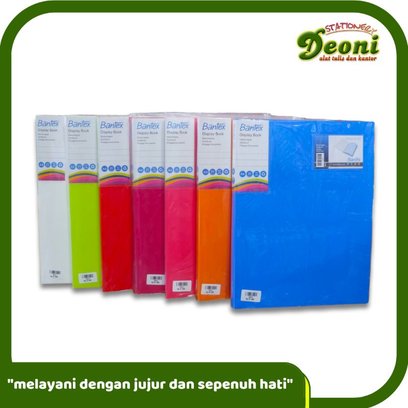 

BANTEX Clear Holder / Display Book 3143 A4 (20 Lembar)