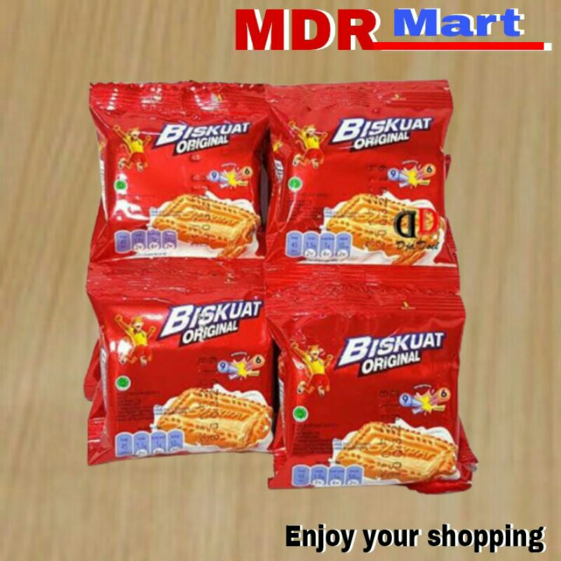 

BISKUAT Original/Coklat 1 pack 20 pcs