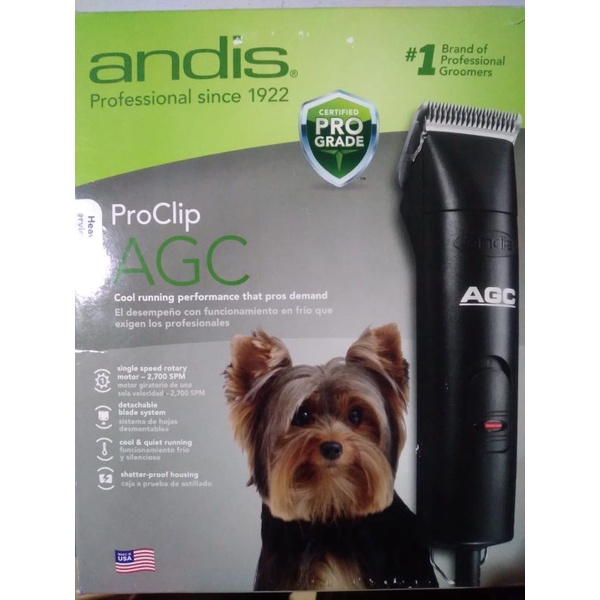 Pro Clipper Alat Cukur Bulu Anjing Kucing Andis AGC