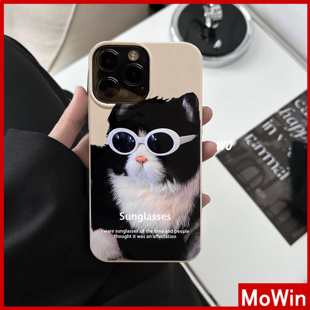 For iPhone 14 Pro max iPhone Case Fhaki Gray Soft Case TPU Candy Case Shockproof Big Hole Protection Camera handsome Cat Compatible For iPhone 13 Pro max 12 Pro Max 11 xr xs 7Plus