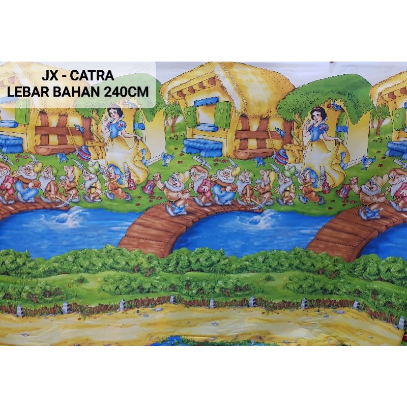 TOKO JAYATEX KAIN SPREI BAHAN KATUN LOKAL CATRA CVC METERAN
