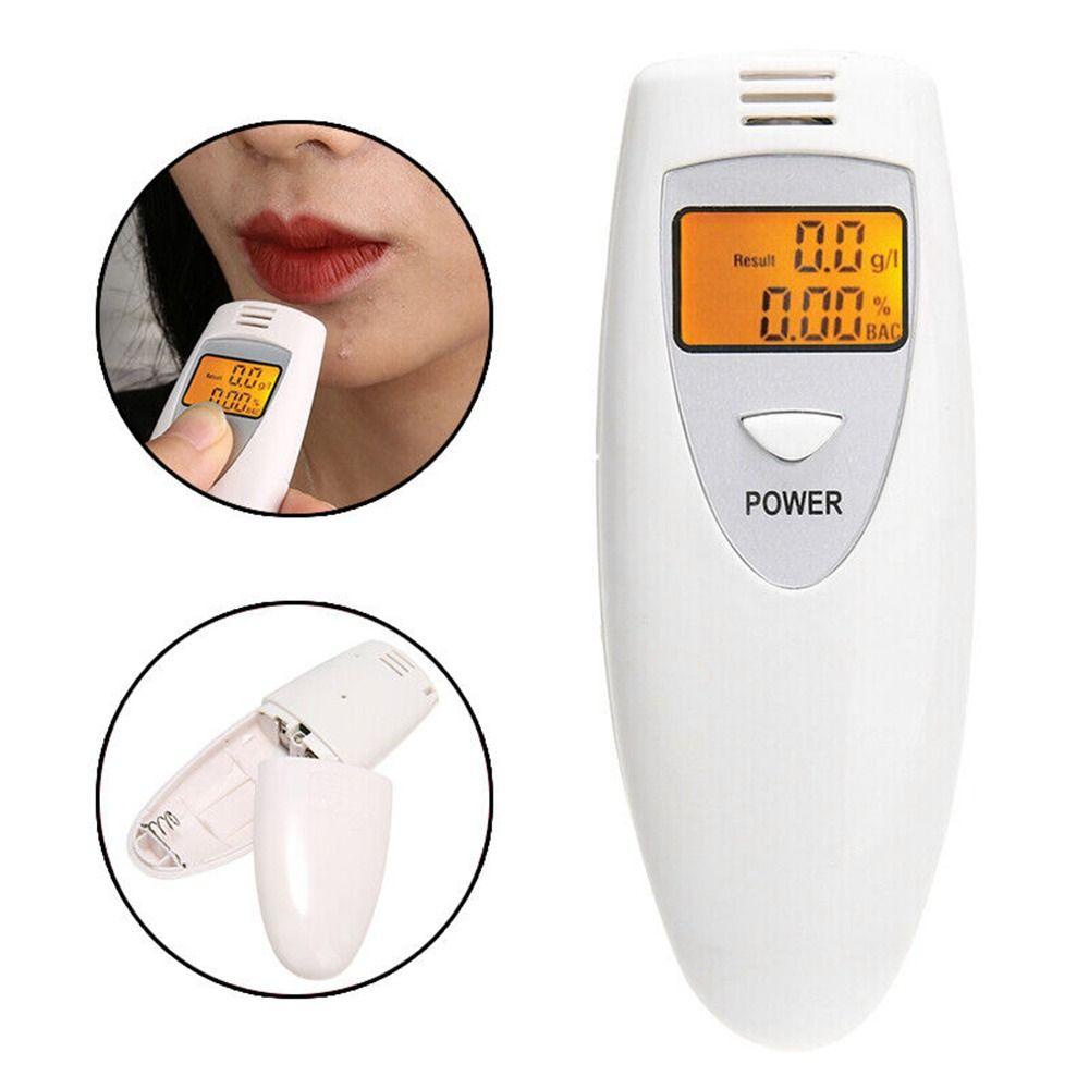 POPULAR Digital Breath Alcohol Tester Portable LCD Display Detektor Gas Profesional