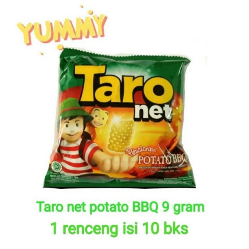 

Taro net kemasan renceng isi 10 | snack chiki