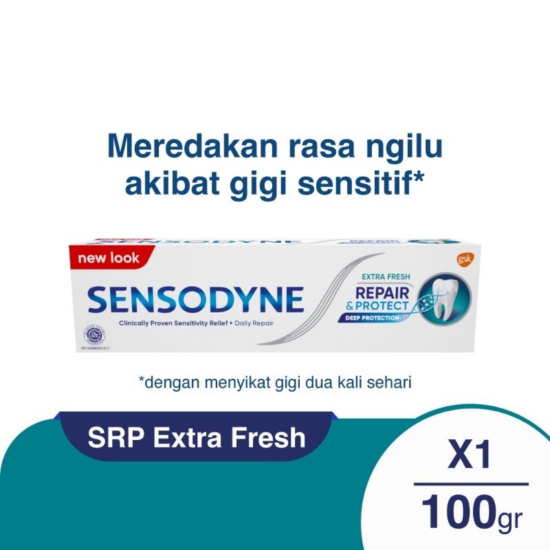 SENSODYNE REPAIR AND PROTECT EXTRA FRESH/HERBAL/ORIGINAL 100gr