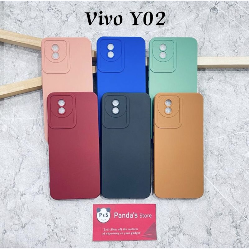 Softcase Pro Camera Vivo Y02 Candy Case Full Color 3D Silikon TPU