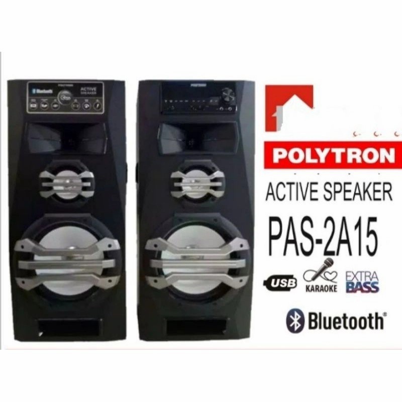 SPEAKER AKTIF POLYTRON PAS 2A15 BLUETOOTH POLYTRON PAS2A15 KHUSUS BATAM