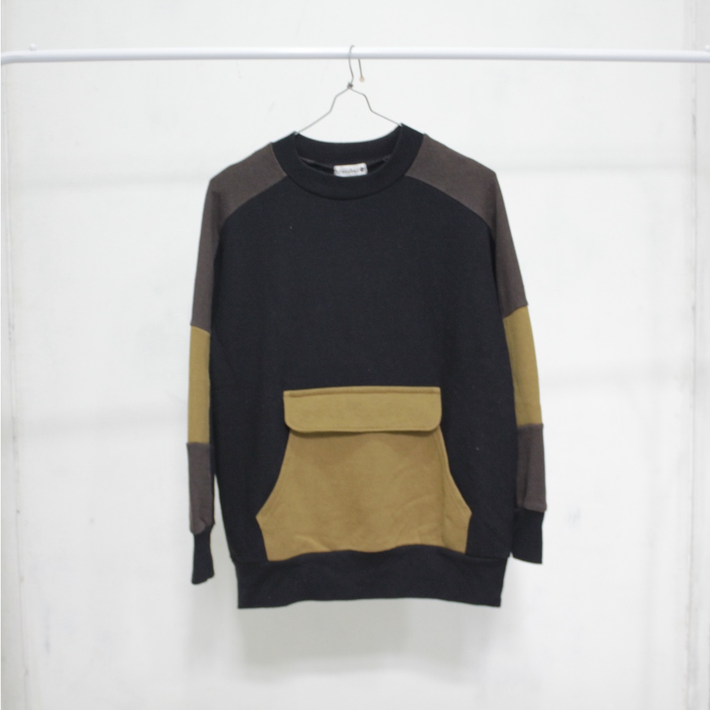 Crewneck Sweatshirt Sweater Branshes Kantong Doraemon Hoodie