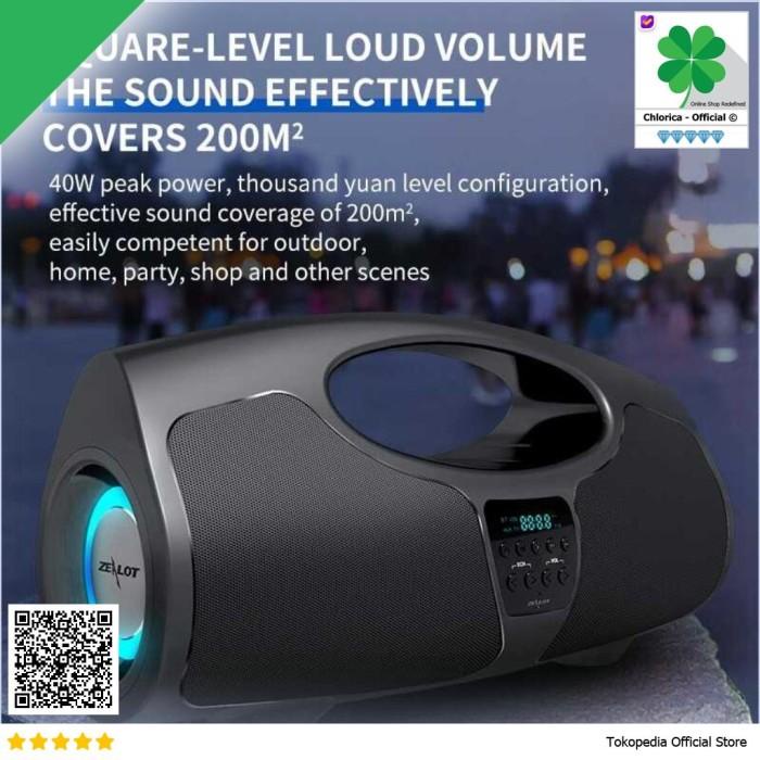 Zealot Portable Bluetooth Speaker Powerful Boombox 40W - P1