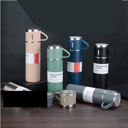 Thermos Gelas Set Vacuum Flask Termos Praktis