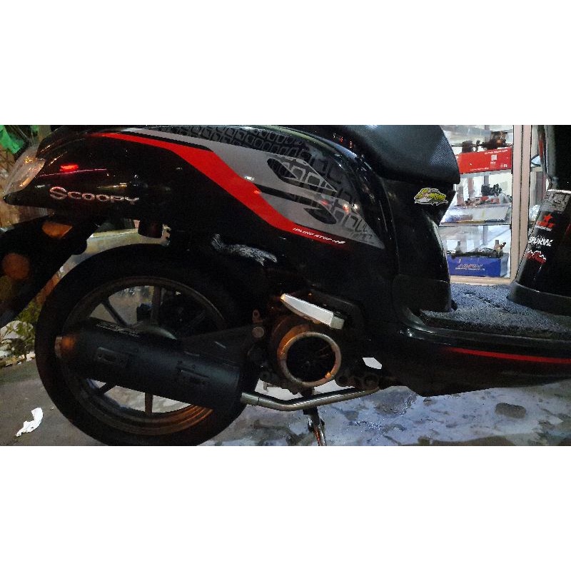 knalpot copy cms leher kolong beat scoopy vario110 by zrc
