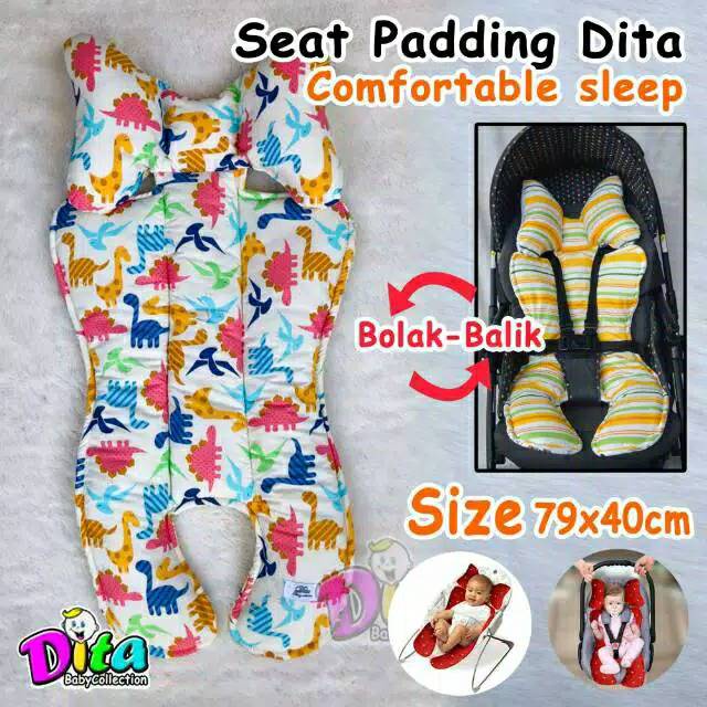 BISA GOJEK Alas Stroller Bayi Universal Baby Car Seat Stroller Pad  Alas Stroller Dita motif alas kereta dorong bayi carseat  stroller pad alas bouncher