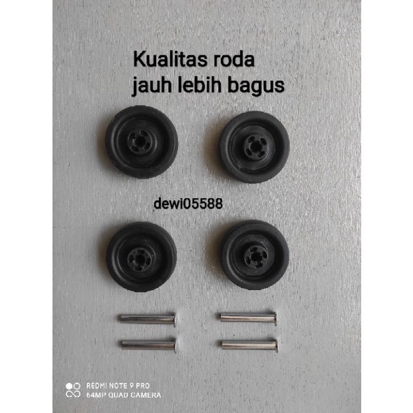 Roda koper, Roda replacement, Roda putar 360, Roda karet, Roda singgel universal