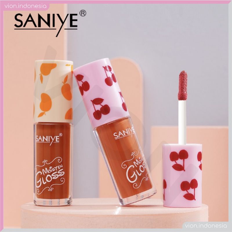 SANIYE Moisten Gloss Lipstick Velvet Soft Matte