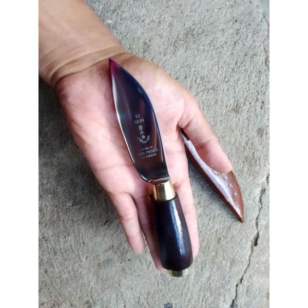 pisau cap garpu lokal mini.seset.daging.buah.sambelih.serba guna