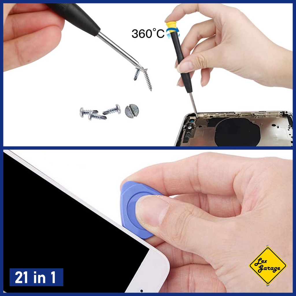 Obeng HP Full Set Alat Service Servis Reparasi HP Laptop