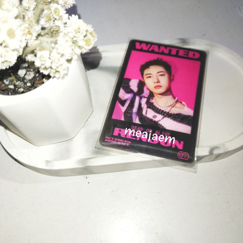 Renjun Lenticular Glitch Mode NCT Photocatds Official