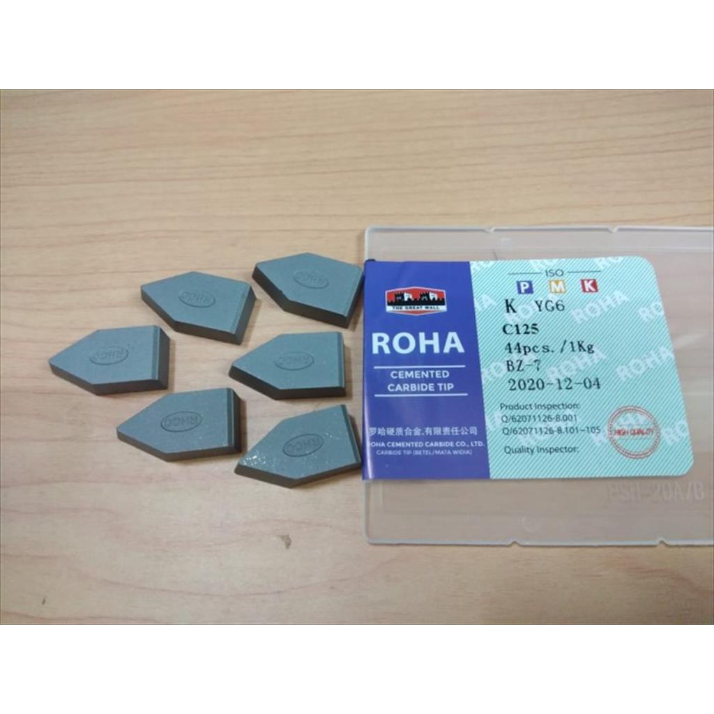 C125 | C 125 | YG6 Insert Mata Pisau Bubut | Pahat Bubut Widia BAGUS SUJ