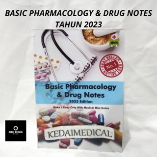 BUKU BASIC PHARMACOLOGY & DRUG NOTES TH.2023 ( BASIC FARMAKOLOGI 2023 ) TERMURAH