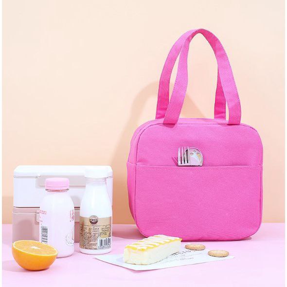 HEN23 Motif Boneka Tas Bekal Makan Motif Lucu Dengan Lapisan Insulasi Alumunium Foil Lunch Bag