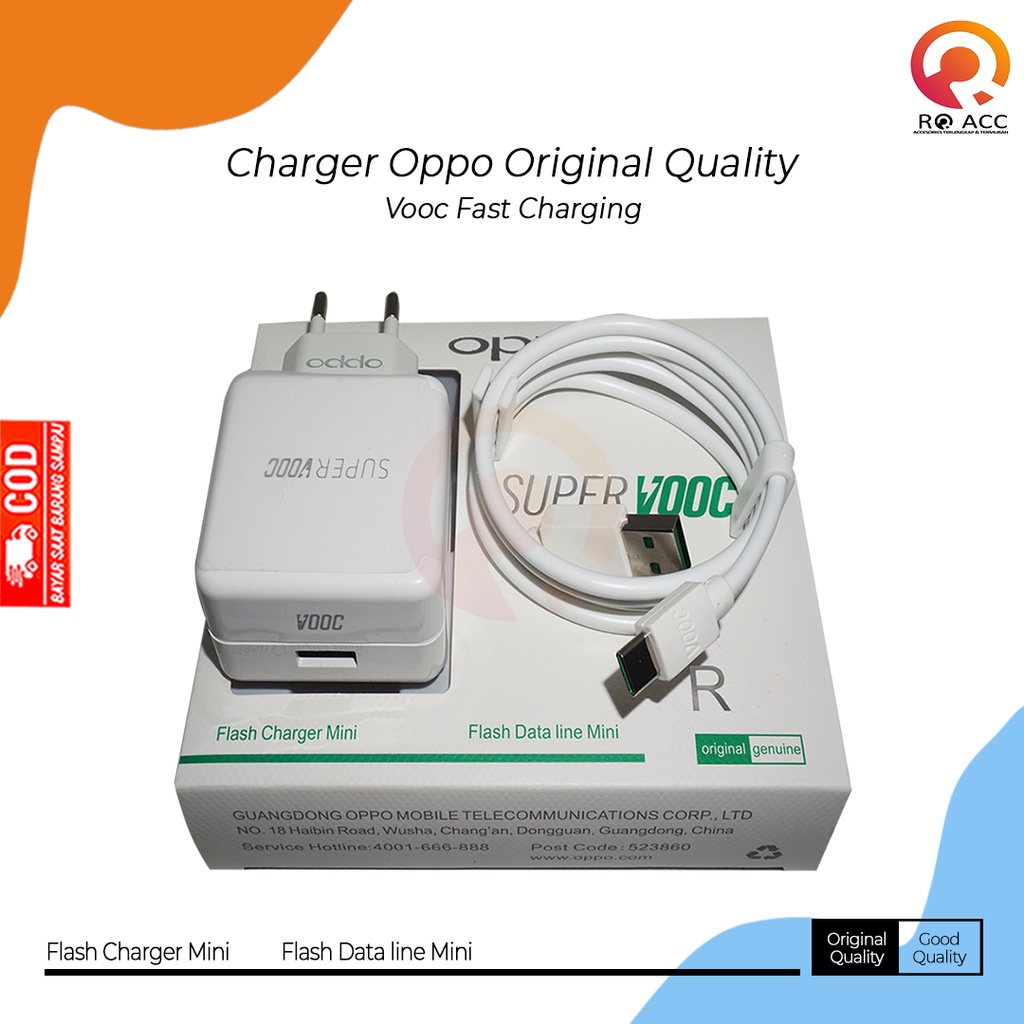 [RO ACC] ORI 99 CHARGER OPPO VOOC R17 FAST CHARGING