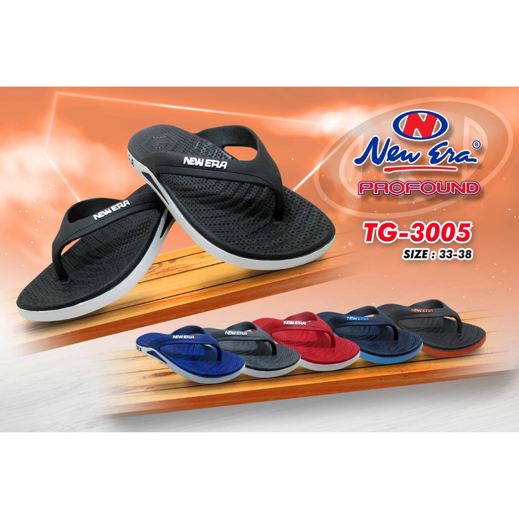 Sandal Jepit Karet Model Sport Ringan Anak Laki TG 3005