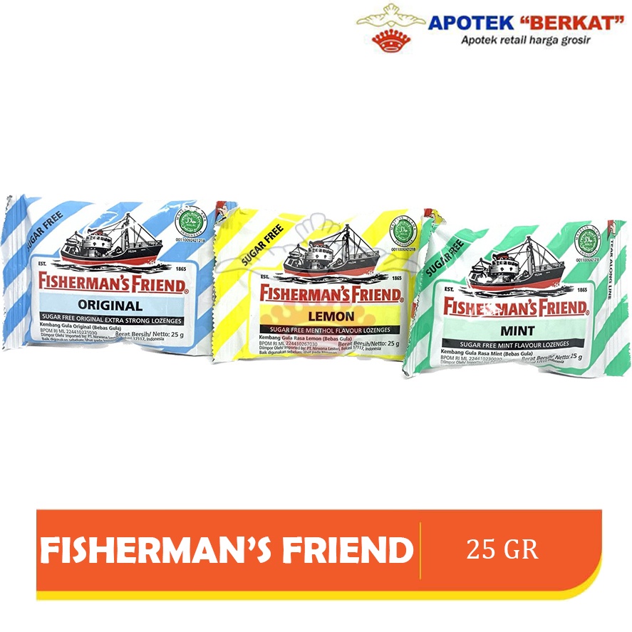 

Nafariz724 Permen Fisherman'S Friend Original 25 Gram Aneka Rasa Fishermen