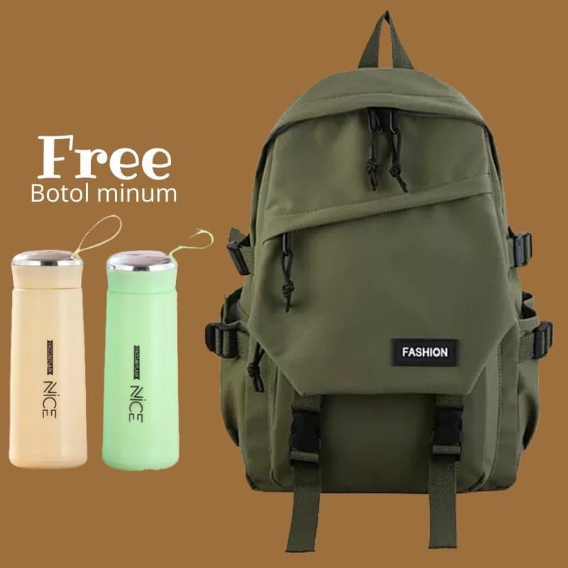 Tas Ransel anak Laki-laki/Ransel Anak Sekolah TK SD Free Botol Minum