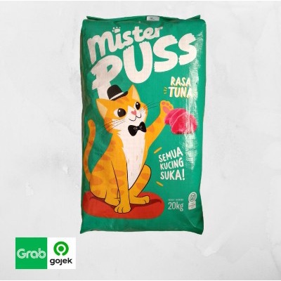 [ KHUSUS GOJEK GRAB ] MISTER PUSS MAKANAN KUCING KERING 20KG