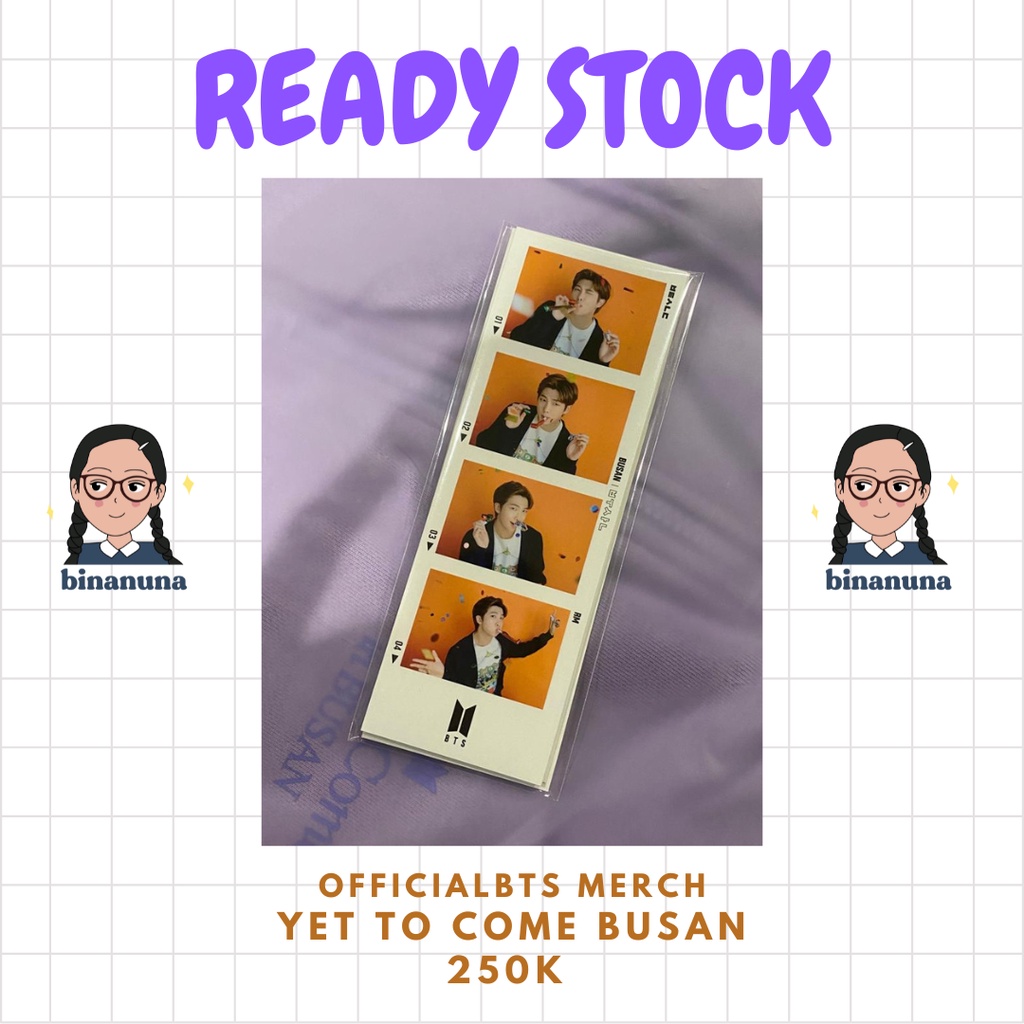 [READY] OFFICIAL Yet To Come Busan 4 Cuts Photo & BTS Film Viewer Device Kit